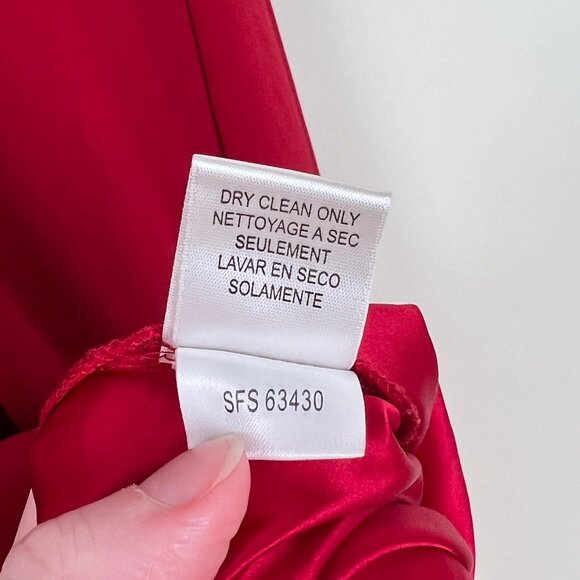 Vintage 100% Silk Y2K 90s Maxi Dress Formal Fancy Wedding Guest Prom Gala Dance - Picture 7 of 8